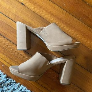 Vegan Call It Spring Chunky Heels - Sz 10